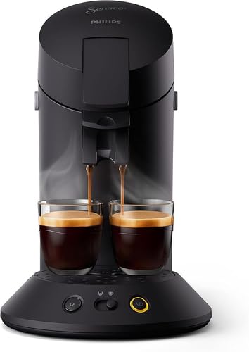 SENSEO Original Plus Cafetière à dosette Noir Intense CSA210/61