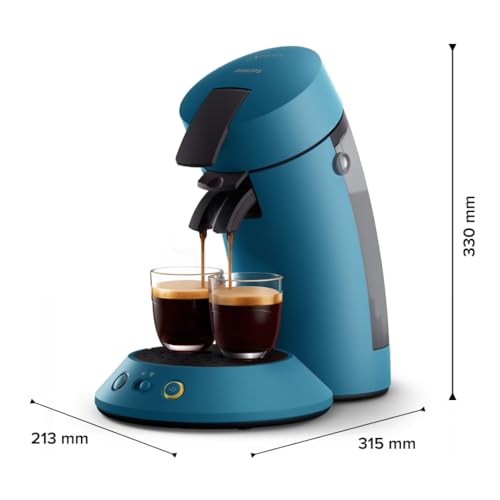 SENSEO Original Plus Machine à café à dosettes Bleu Paon CSA210/00