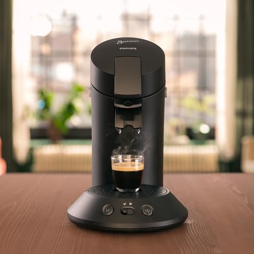 SENSEO Original Plus Cafetière à dosette Noir Intense CSA210/61
