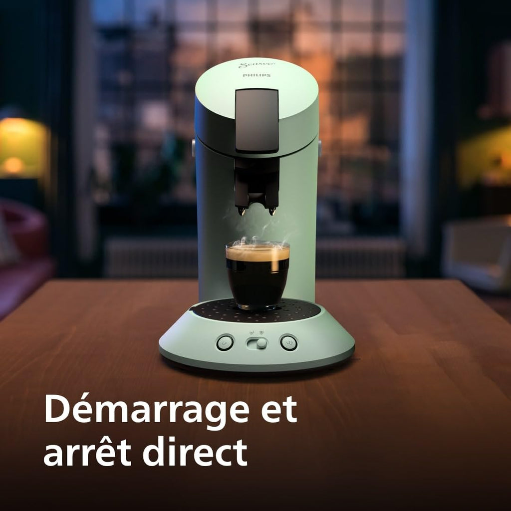 SENSEO Original Plus Machine à café à dosettes Vert Désert CSA210/80