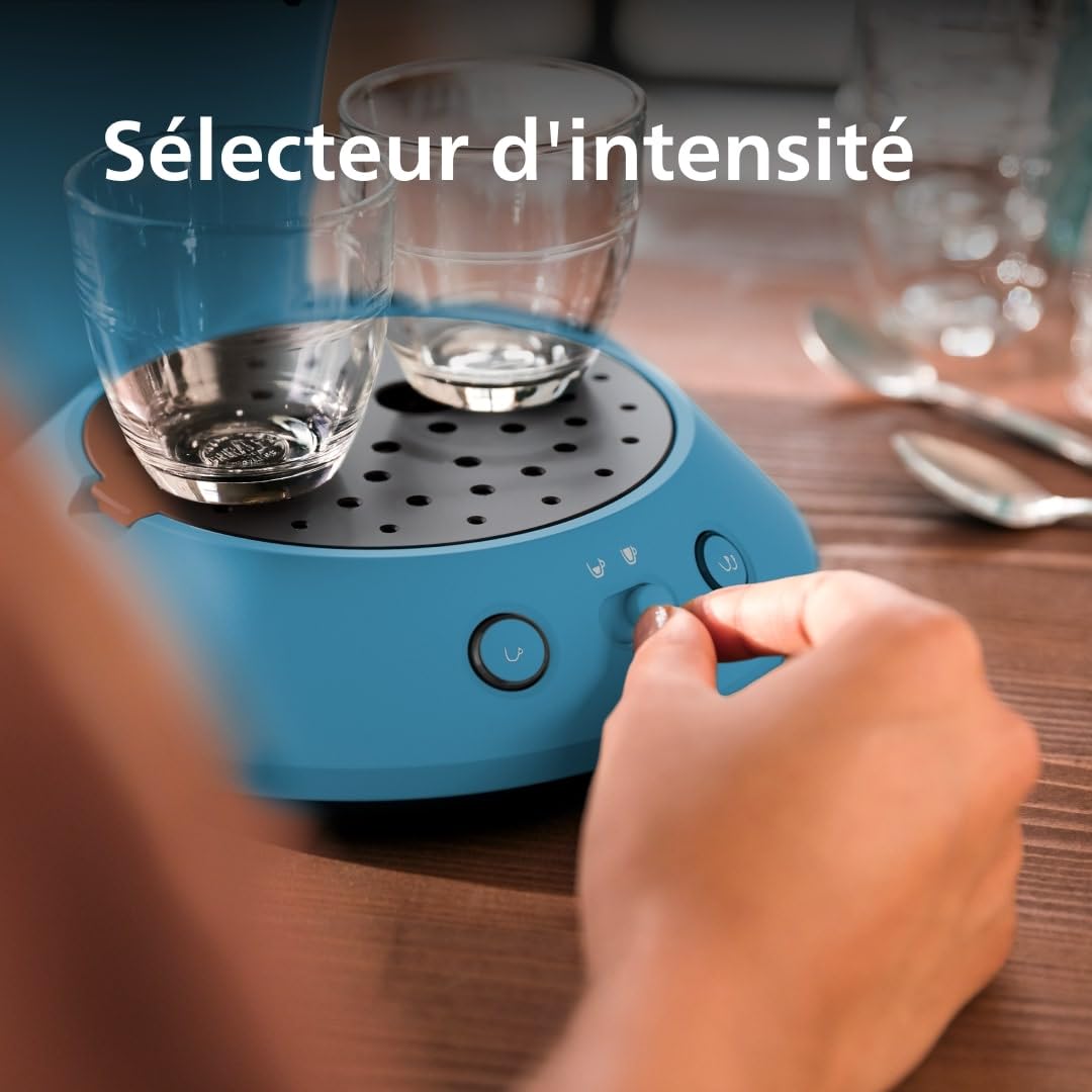 SENSEO Original Plus Machine à café à dosettes Bleu Paon CSA210/00