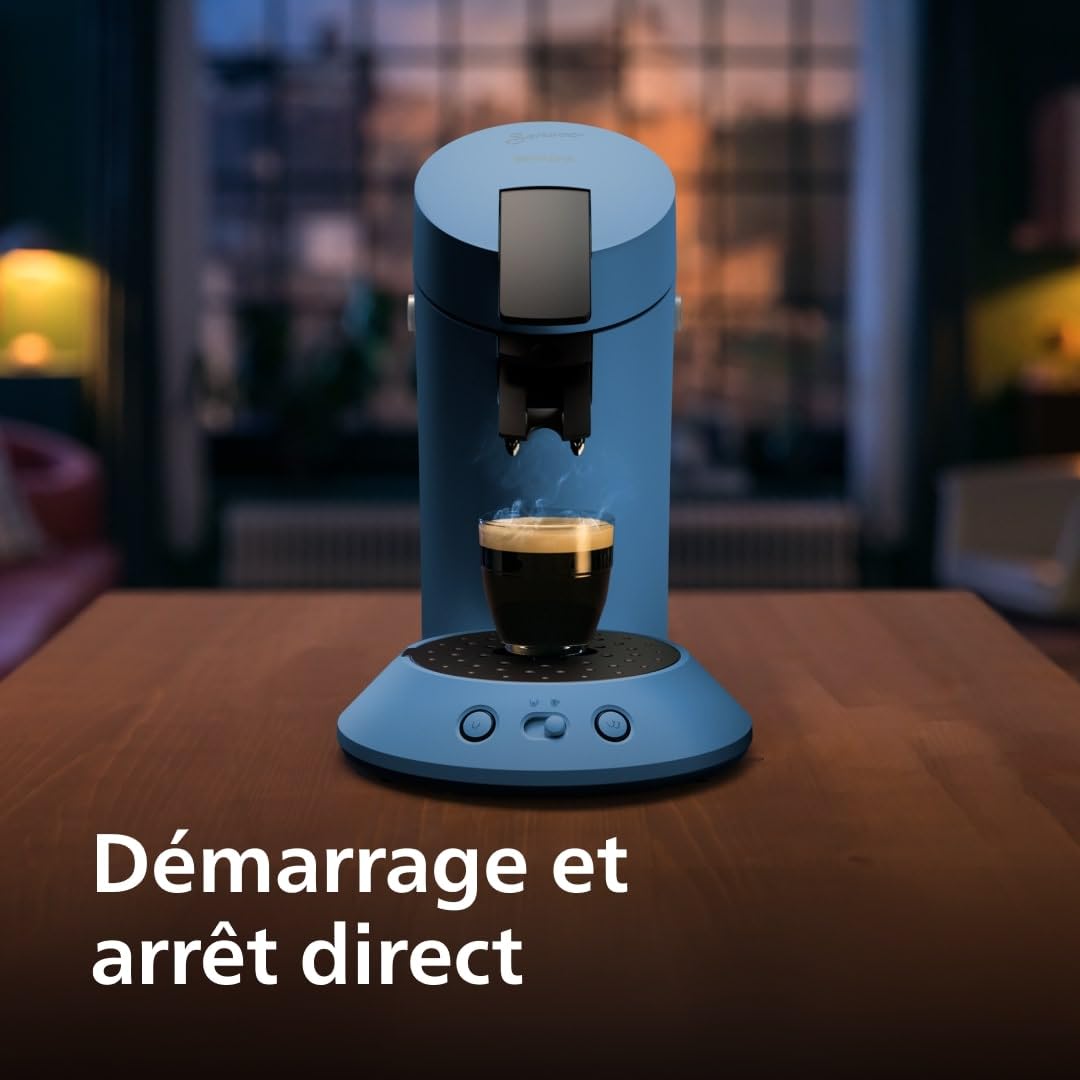 SENSEO Original Plus Machine à café à dosettes Bleu Paon CSA210/00