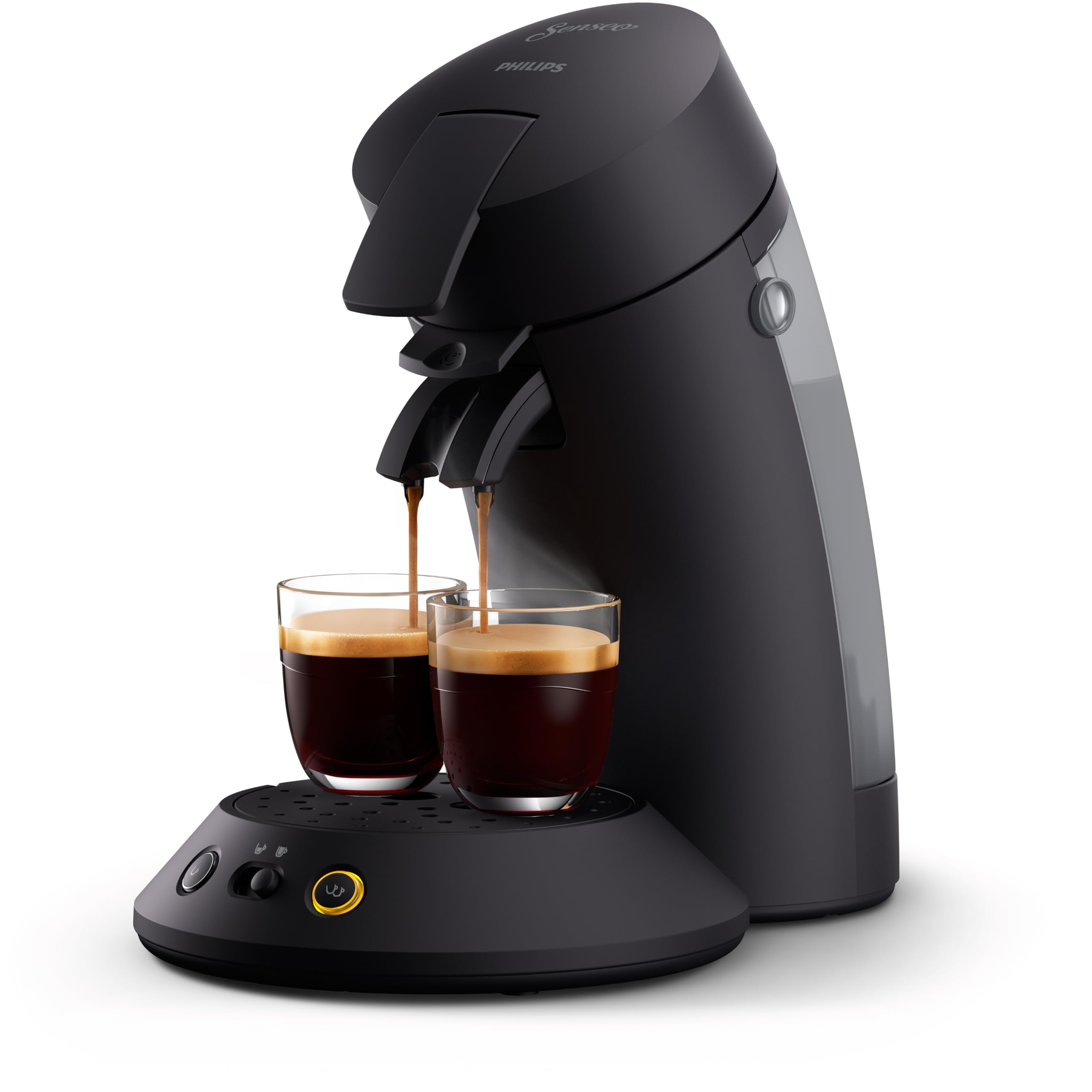 SENSEO Original Plus Cafetière à dosette Noir Intense CSA210/61