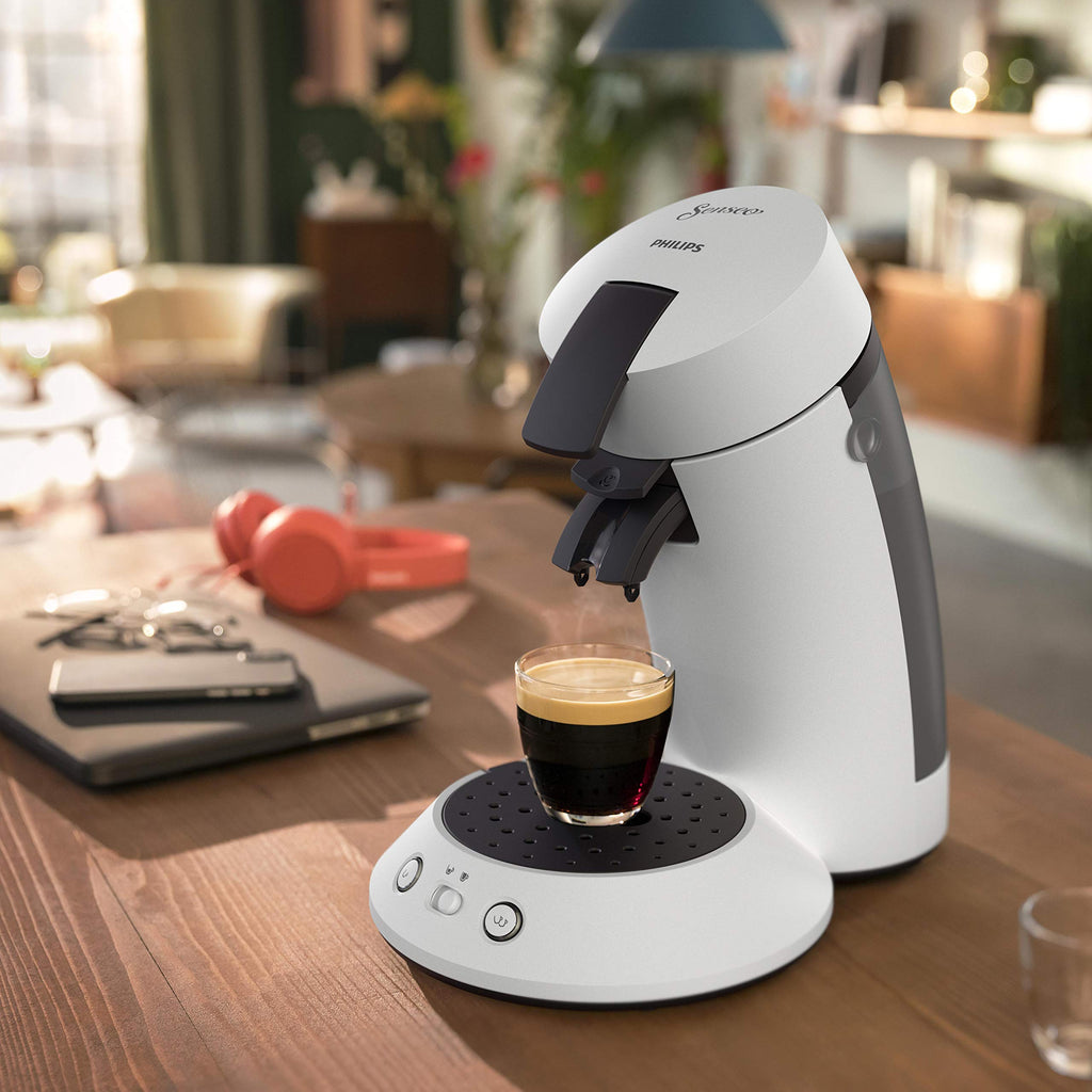 SENSEO Original Plus Machine à café à dosettes Blanche CSA210/11