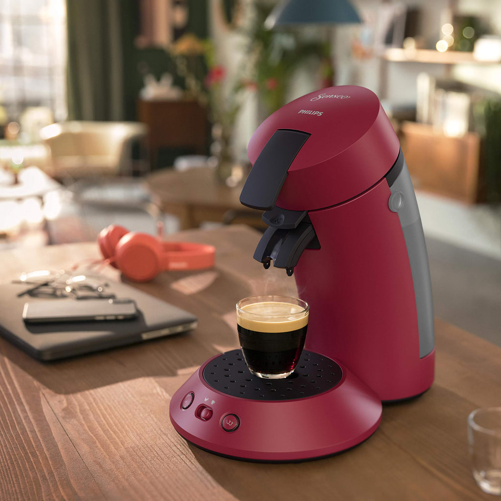 SENSEO Original Plus Machine à café à dosettes Rouge CSA210/91